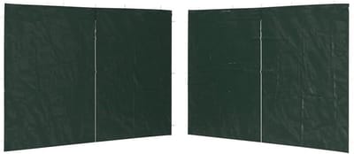 Partytent Zijwanden - Tentpanelen - Buiten Beschermen - Met Ritssluiting - 300 x 195 cm - Groen