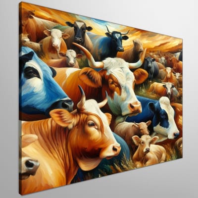 Kunstprint | Wanddecoratie | Canvas | 100 × 100 cm