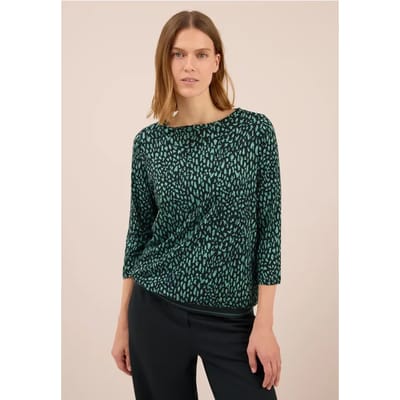 Shirt met geribde structuur