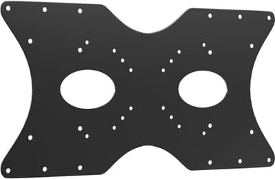 SnelShoppen - VESA Adapter voor 32-55 inch TV, Universele TV Beugel Adapterplaat, Compatibel met VESA 50x50mm tot 400x200mm, Tot 30kg, Zwart, Ideaal v