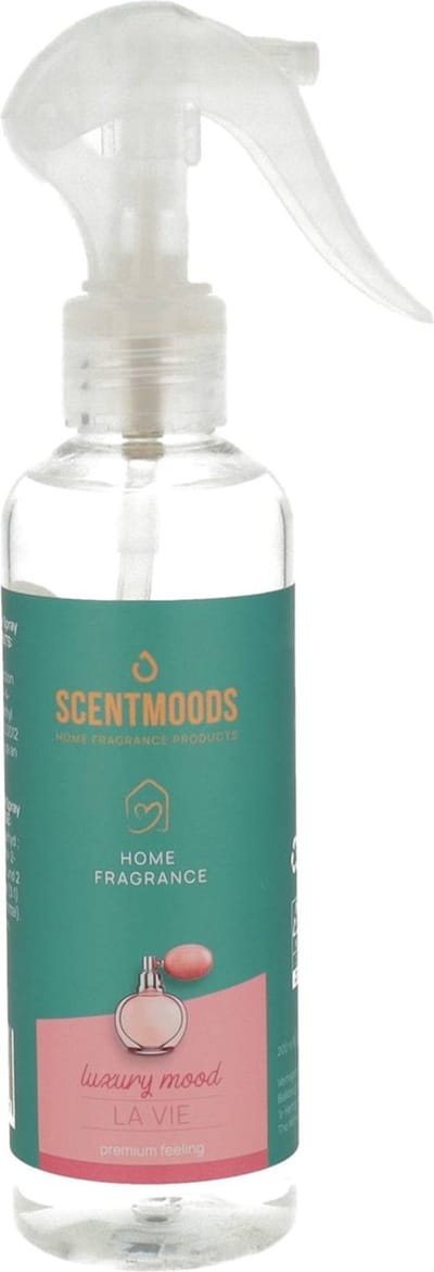 Scentmoods Interieurspray La Vie 200ml - Roomspray - Huisparfum - Huisspray