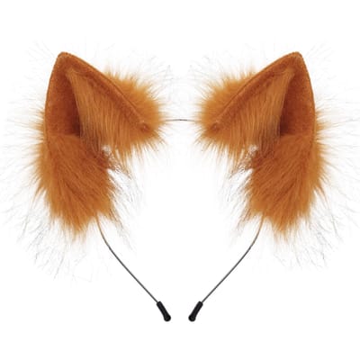 Serre-tête Oreilles de Chat Loup Renard Poilues Halloween Coiffure Costume de Cosplay Fête, Rave