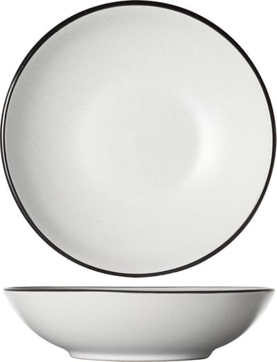 Cosy & Trendy Diep Bord Speckle Wit ø 20 cm