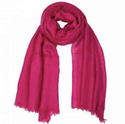 Roze shawl - Kasjmier shawl - Zachte roze sjaal - Accessoire - Warme nek - CHPN