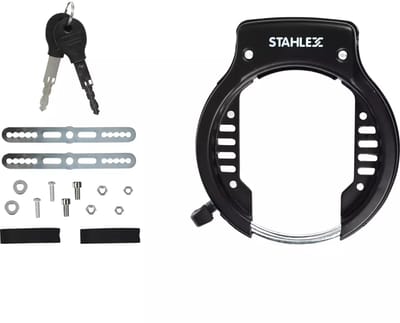 Benson Ringslot voor e-bikes - robuust en betrouwbaar - 163 x 180 mm - inclusief 2 sleutels