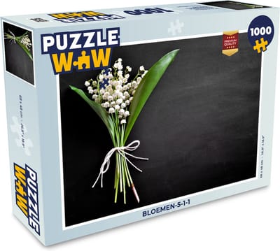 Puzzel bloemen-5-1-1 - Legpuzzel - Puzzel 1000 stukjes volwassenen