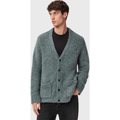 AllSaints Tobie Cardigan Nordic Green Taglia: XS | Giacche Outlet | Uomo | Verde
