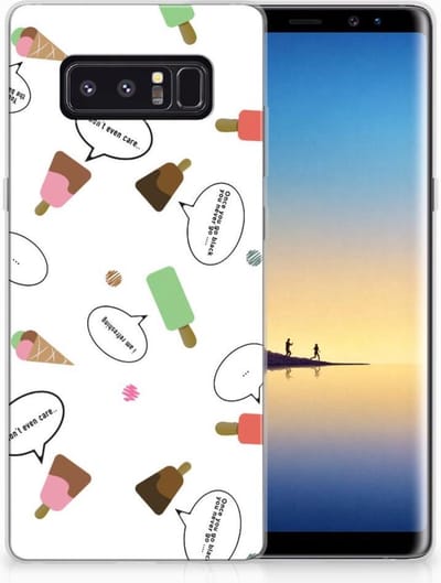 Samsung Galaxy Note 8 Siliconen Case IJsjes