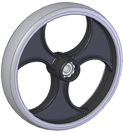 Topro - Voorwiel, per stuk Topro Troja Classic / Neuro