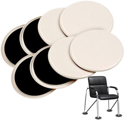 Zelfklevende meubelglijders – 8 stuks antislip Teflon glijplaten voor meubels