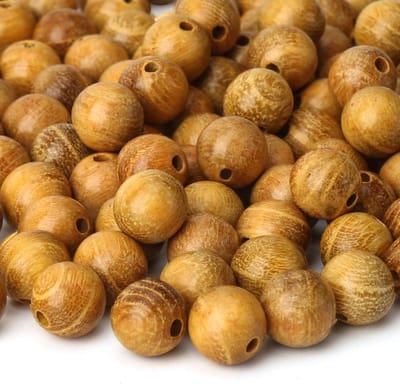 200Pcs 10Mm Natuurlijke Sandelhout Ronde Kralen Prachtige Craft Handgemaakte Gepolijst Spacer Kralen Met Elastische Koord Voor Armbanden Ketting Diy Sieraden Maken