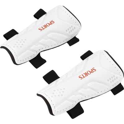 Voetbal Scheenbeschermers Bescherming Sport Voetbal Beschermende Beenbeschermer Trainingspads voor Kinderen wit