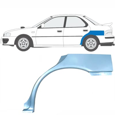 Reparatiepaneel achterspatbord voor Subaru Impreza GC GF 1992-2000 / Links