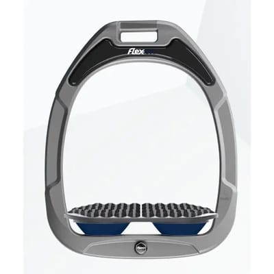 Aluminium/Grijs/Marine Endurance stijgbeugels Flex-On Green Composite