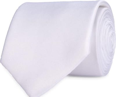 Karlowsky Tie KY050 - White - 148 x 6,5 cm