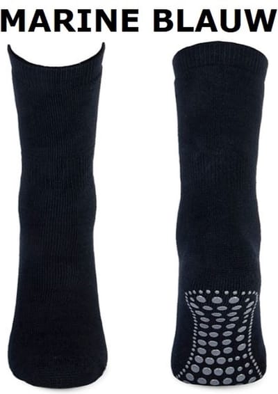 Basset Homepads sokken 1 paar marine blauw - maat 19/22