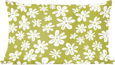 Sierkussens - Kussentjes Woonkamer - 60x40 cm - Bloemen - Roze - Getekend - Patroon