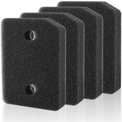 Vervangend plint filter geschikt voor Miele T1-droger - 9164761 Warmtepompdroger - zorgt ervoor dat de droger soepel blijft werken en vrij blijft van pluizenophoping - plintfilter voor warmtepompdroger - 4 stuks