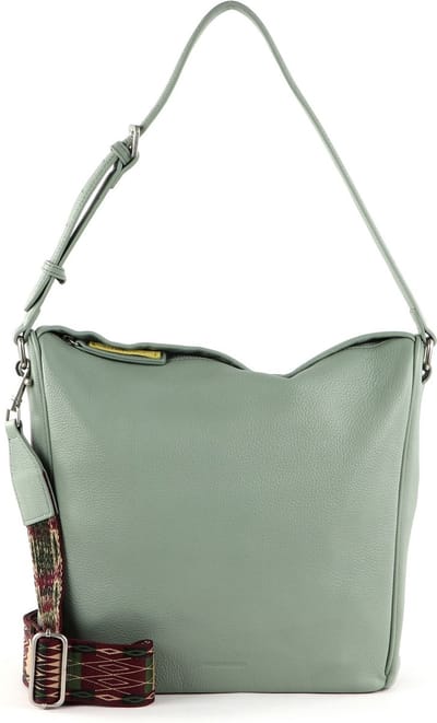 FREDsBRUDER Leren Schoudertas Shopper Matu Hobo Sage Groene