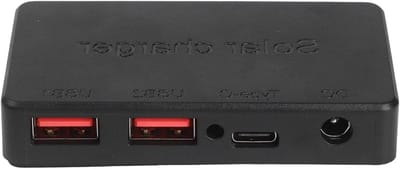 Solar Laadregelaar - Spanningsregelaar Controller - Kamperen Accu Laden - Vijf Spanningsniveaus - 815x515mm - Zwart