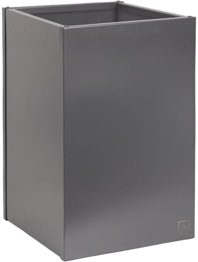 UNUS® Plantenbak Bloembak Bloempot vierkant 40x40x80 cm antraciet