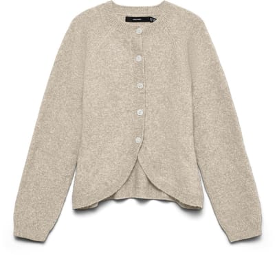 VERO MODA - VMWISH LS O-NECK FITTED CARDIGAN EXC - Dames - Cardigans