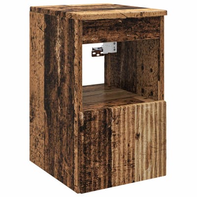 vidaXL - Badkamerkast - Oud - hout - 30 - x - 35 - x - 50 - cm - Bewerkt - hout