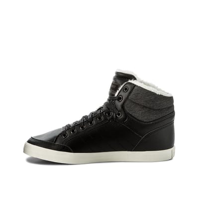 Le Coq Sportif Portalet Mid Craft Heren Zwarte Trainers