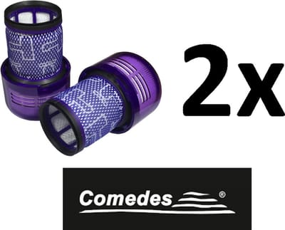 2 x COMEDES filter vervanging voor stofzuiger Dyson V12 Slim Absolute Dyson V12 Slim Motohead Dyson V12 Slim Complete Dyson V12 Detect Dyson V12 Detect Slim Total Clean Dyson V12 Detect Slim Absolute Dyson V12 Detect Slim Absolute Extra Dyson V11