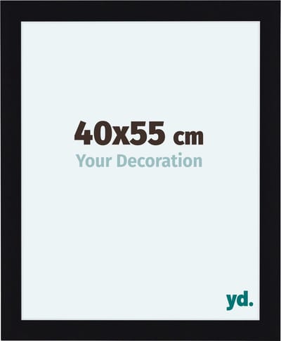 Your Decoration - Fotolijst 40x55 cm - MDF - Zwart Hoogglans - Como
