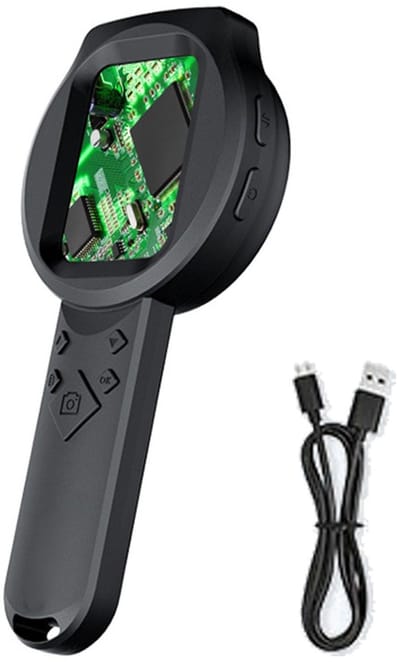 Dailygoods - Handheld Vergrootglas met 2,8 Inch IPS-scherm en LED-verlichting
