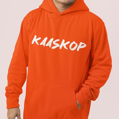 Oranje Koningsdag Hoodie Kaaskop - MAAT XS - Feestkleding & Carnavalskleding