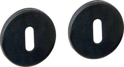 Intersteel Sleutelrozetten verdekt ø52x6mm PVD zwart