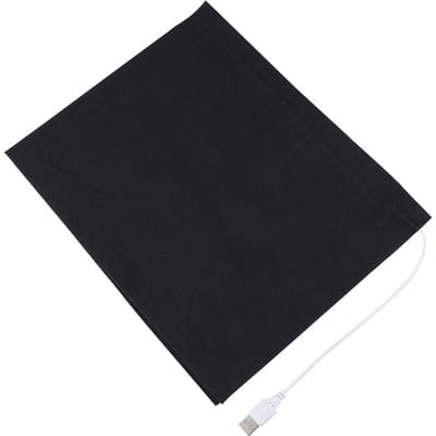 1 stuks 5V USB Elektrische Stofverwarmer Pad Verwarmingselement voor Kleding Stoel Huisdier Warmer 35 graden Celsius 50 graden Celsius black