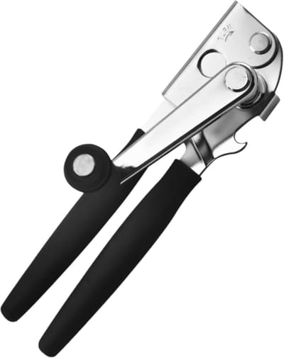 Handmatige Blikopener - Keuken Tool - Blikjes Openen - Veilig Zonder Randen - 10 x 8 x 5 cm - Zilverkleurig
