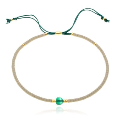 Deja Armband Miyuki Glas kralen - Green