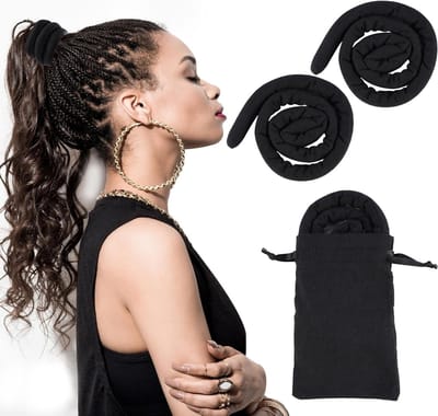 Draadloze Dreadlocks Haar Elastische Spiraal Lock Dreads Buigbare Accessoires voor Dames - Perfect voor Ponytails en Haarstyling