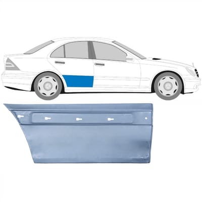 Reparatie plaatwerk achterste deuren voor Mercedes C-Class W203 2000-2007