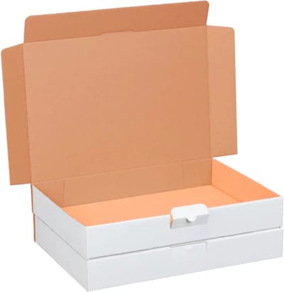 25 x Witte Ecologische Postdozen/ Verzenddozen 18x13x4,5cm