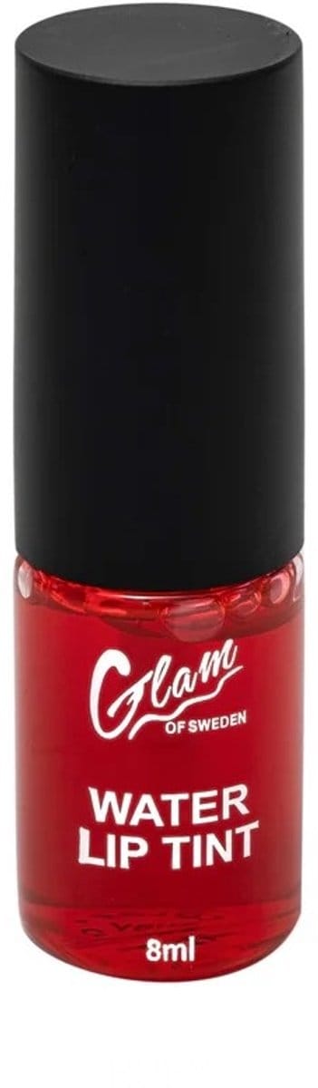 Glam Of Sweden - Water Lip Tint - Ruby - Tint Frambozenrood: van roze tot helder rood - 1 Flesje met applicator en 8 ml inhoud