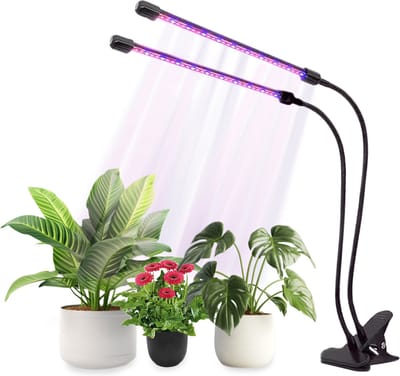 YUGN LED Kweeklamp met 2 Flexibele Armen - Full Spectrum Groeilamp voor Planten - USB Aansluiting