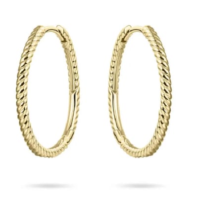 14 Karaat Gouden Klapoorringen | 20 mm | Subtiel & Elegant | Luxe Verpakking | Hoops | Jonline