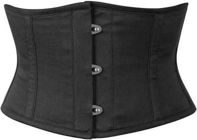 Attitude Corsets - Mandrion Underbust korset - Taille, 26 inch - Zwart