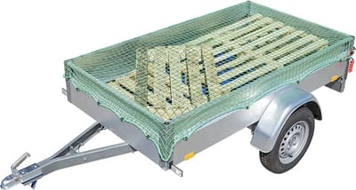 ProPlus Aanhangernet - 2 x 3.5 m - Aanhangwagennet - Trailernet - Ladingnet - Maaswijdte 45 x 45 mm - UV-gestabiliseerd - Inclusief Opbergtas