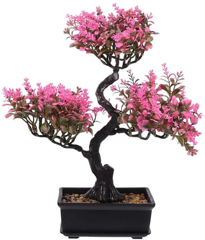 Dailygoods- Bonsai-plant Kunstmatig - Kunstplant in Pot - Kunstplanten voor Binnen - Kunstplant voor Buiten - Decoratie voor Kantoor - Onderhoudsvrij