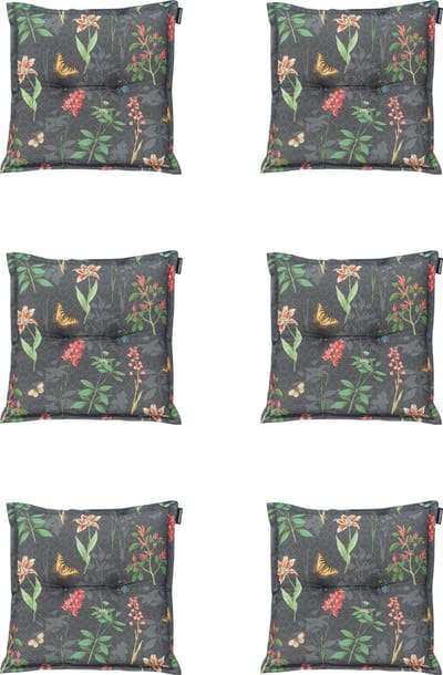 Madison - Zitkussens - Universeel - 6st - 50x50cm - Clea Grey - Grijs