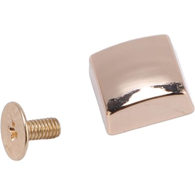 30 Rivets à vis carrés pour sac à main, clous pour sac en cuir, ceinture, talons hauts, décor 12 mm alliage de zinc or