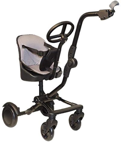 4-wiel peuterstoel en stuurwiel voor kinderwagens en buggy's