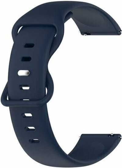 By Qubix - 20mm - Solid color sportband - Donkerblauw - Geschikt voor Huawei watch GT 2 (42mm) - Huawei watch GT 3 (42mm) - Huawei watch GT 3 Pro (43mm)