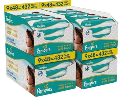 Pampers - Aqua Soft Touch Babydoekjes - 36 x 60 = 2160 Billendoekjes - Mega Deal